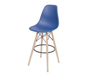 Banqueta Eames Wood - Azul Marinho | WestwingNow