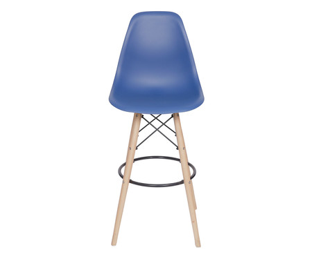 Banqueta Eames Wood - Azul Marinho | Westwing