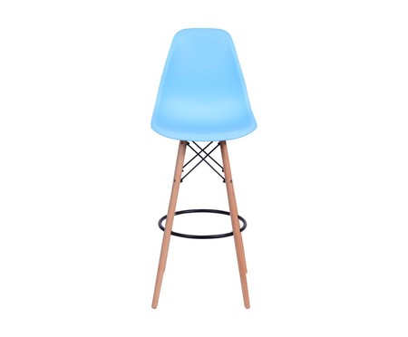 Banqueta Eames Eames Wood - Azul Claro | Westwing