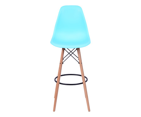 Banqueta Eames Eames Wood - Azul Claro | WestwingNow