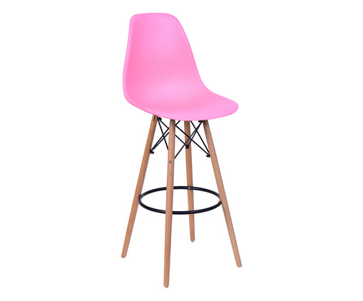 Banqueta Eames Wood - Rosa, white,multicolor | WestwingNow