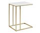 Mesa de Apoio Book - Off-White e Dourado, Branco | WestwingNow