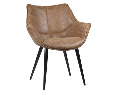 Cadeira Neri - Marrom Vintage