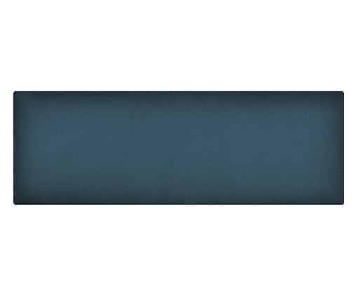 Placa de Cabeceira em Veludo Duni Linear Prussia - Azul, Azul | WestwingNow