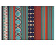 Jogo de Placas de Cabeceira Duni Lineares Hindu - Colorido, Colorido | WestwingNow