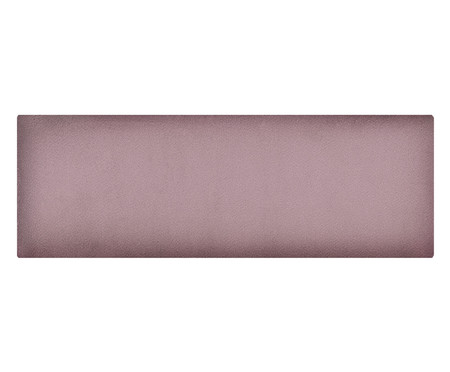 Placa de Cabeceira em Veludo Duni Linear - Rosa