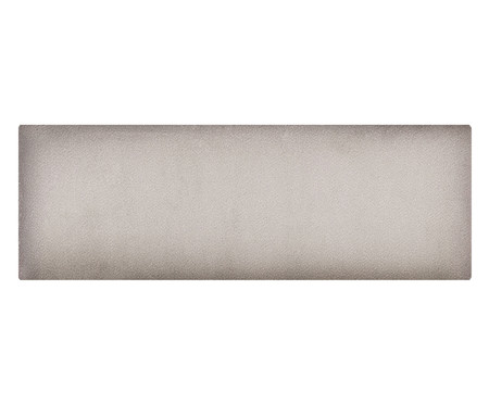 Placa de Cabeceira em Veludo Duni Linear - Off-White
