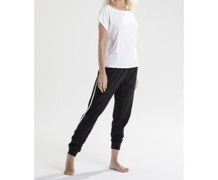 Pijama Jogger Bicolor Day By Day - Preto | WestwingNow