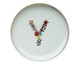 Prato Decorativo em Porcelana Letra Y, multicolor | WestwingNow