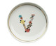 Prato Decorativo em Porcelana Letra V, multicolor | WestwingNow