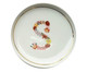 Prato Decorativo em Porcelana Letra S, multicolor | WestwingNow