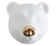 Adorno em Porcelana Máscara Urso Ouro, multicolor | WestwingNow