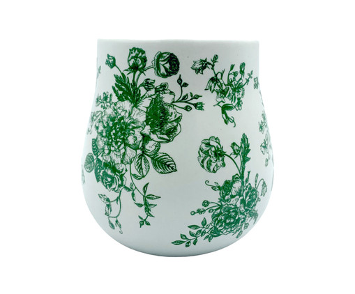 Copo Floral Verde Branco, multicolor | WestwingNow