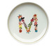 Prato Decorativo em Porcelana Letra M, multicolor | WestwingNow