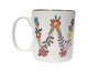 Caneca em Porcelana Letra Floral W, multicolor | WestwingNow