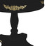 Mesa de Apoio Ardesen - Preta com Aplique Bronze, Preto | WestwingNow
