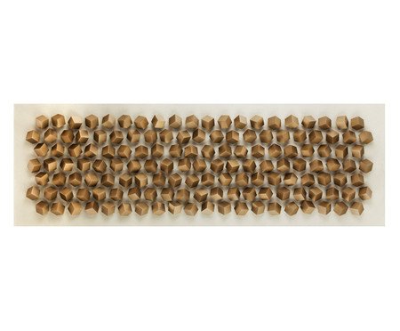 Quadro Big Cubes Dourado | Westwing