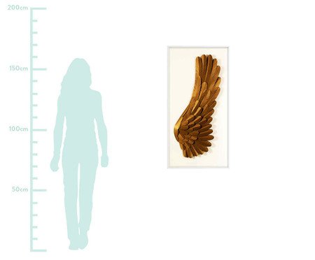 Quadro Asas lI - Dourado | Westwing