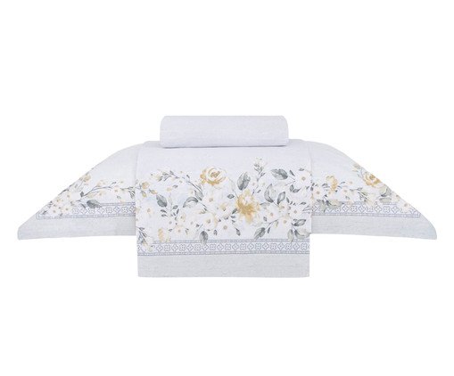 Jogo de Lençol Percalle Amalfi Estampado 180 Fios, Colorido | WestwingNow