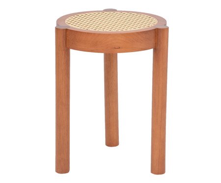 Banquinho de Madeira Pontal - Caramelo | Westwing