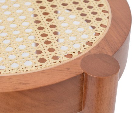 Banquinho de Madeira Pontal - Caramelo | Westwing