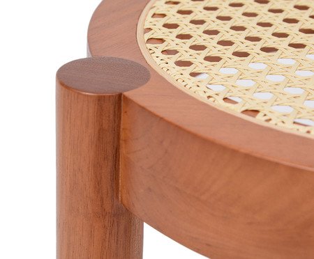 Banquinho de Madeira Pontal - Caramelo | Westwing