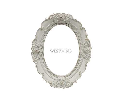 Porta-Retrato Springe Branco, Branco | WestwingNow