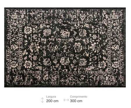 Tapete Turco Vega Dale Preto | Westwing