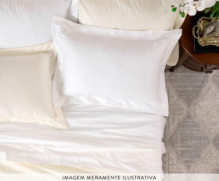 Lençol Acetinado com Elástico Finesse Palha 400 Fios | Westwing