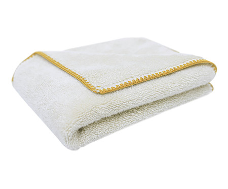 Toalha para Rosto Bordado Air Cotton Amarelo | WestwingNow