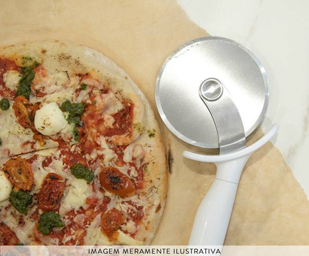 Cortador para Pizza em Inox Ka Classic Branco | WestwingNow