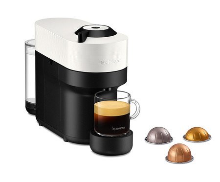 Cafeteira Nespresso Vertuo Pop Branco Coco - 110V | Westwing