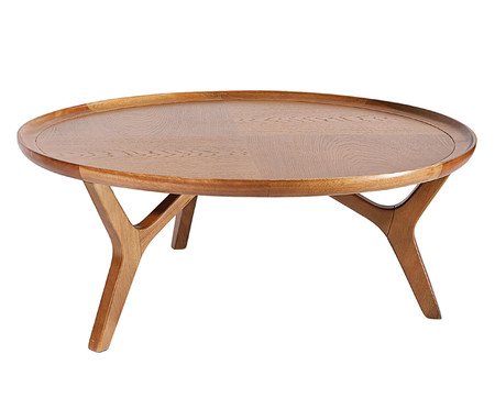 Mesa de Centro Redonda Zentrum - Natural | Westwing