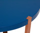 Mesa de Centro Redonda Geometric -  Azul, Azul | WestwingNow
