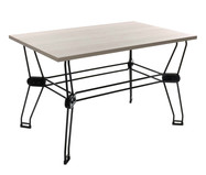 Mesa de Centro Niva Preto e Legno Crema | WestwingNow