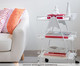 Carrinho com Prateleiras Home Office Branco, multicolor | WestwingNow