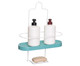 Porta Shampoo Wave Branco e Menta, multicolor | WestwingNow
