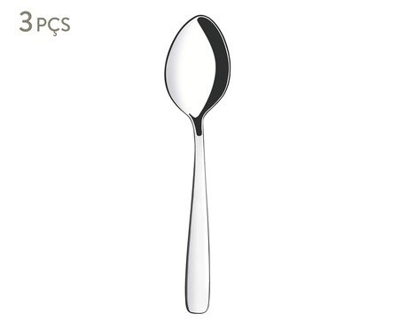 Jogo de Colheres de Mesa em Inox Amazonas | Westwing