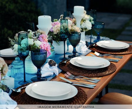 Jogo de Pratos em Porcelana Sophia | Westwing