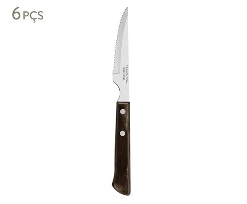 Jogo de Facas para Churrasco em Inox Polywo Cas, multicolor | WestwingNow
