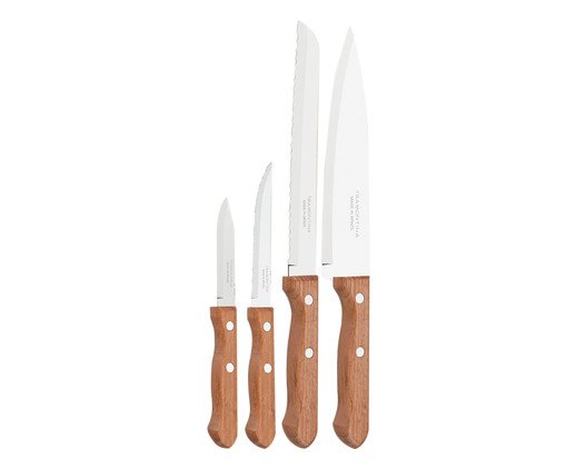 Jogo de Facas em Inox Dynamic 04 Peças, multicolor | WestwingNow