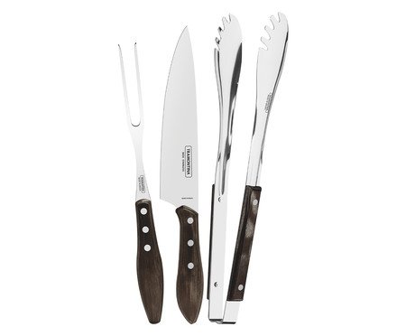 Jogo para Churrasco em Inox Guaíra | Westwing