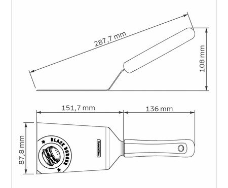 Espátula em Inox Black Pre | Westwing