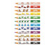 Estojo Ecolápis de Cor Jumbo Triangular com Apontador, Colorido | WestwingNow