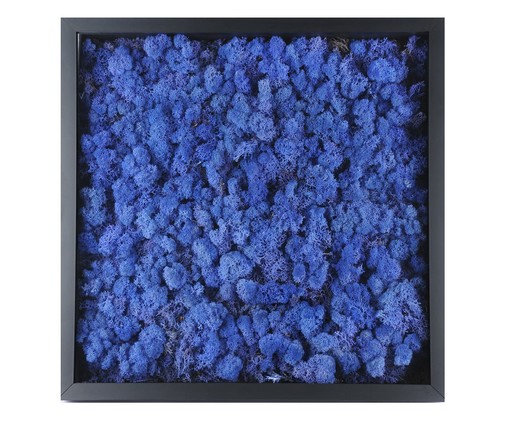 Quadro com Musgo Natural Azul, Azul | WestwingNow