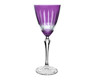 Taça para Vinho Tinto em Cristal Elizabeth Lapidada Violeta | WestwingNow