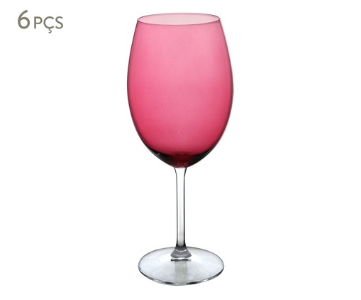 Jogo de Taças para Vinho em Cristal Ecológico Gastro Rosa, Rosa | WestwingNow
