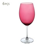 Jogo de Taças para Vinho em Cristal Ecológico Gastro Rosa | WestwingNow