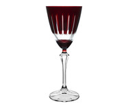 Taça para Vinho Tinto em Cristal Elizabeth Lapidada Vermelha | WestwingNow