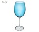 Jogo de Taças para Água em Cristal Ecológico Eva Up Azul Turquesa, Azul | WestwingNow